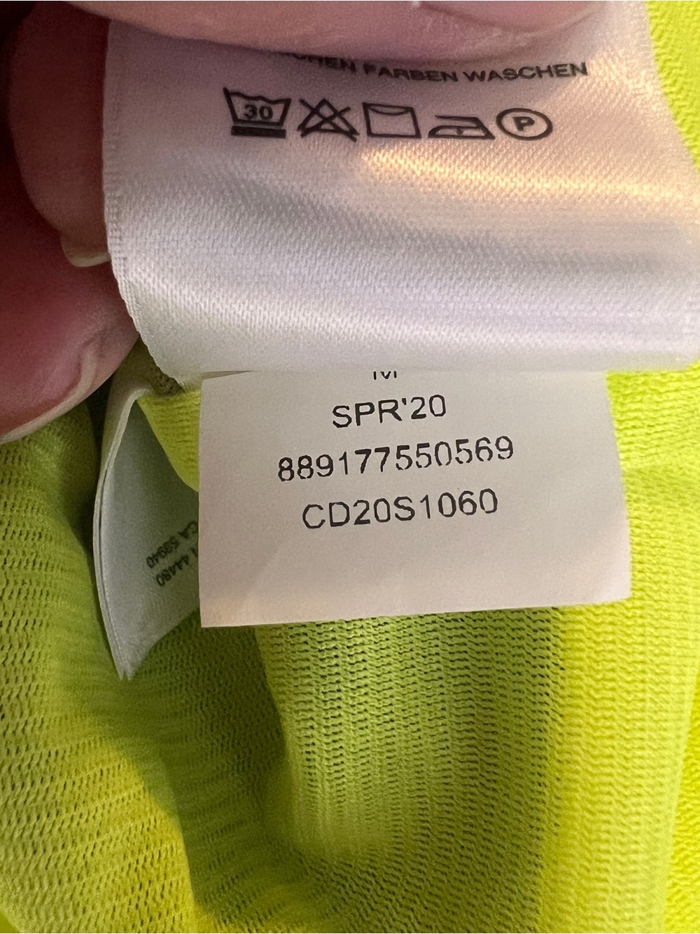 Christian Soriano Colorblock Tie-Detail Sheath Dress Neon Yellow Black, Lilac M - Picture 10 of 11